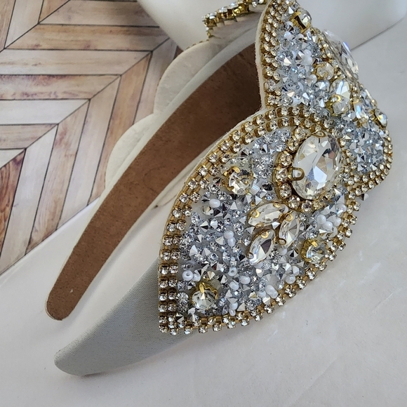 Exquisite Luxury Statement Headband Clear Rhinestones and Crystal Wedding NEW main image 5